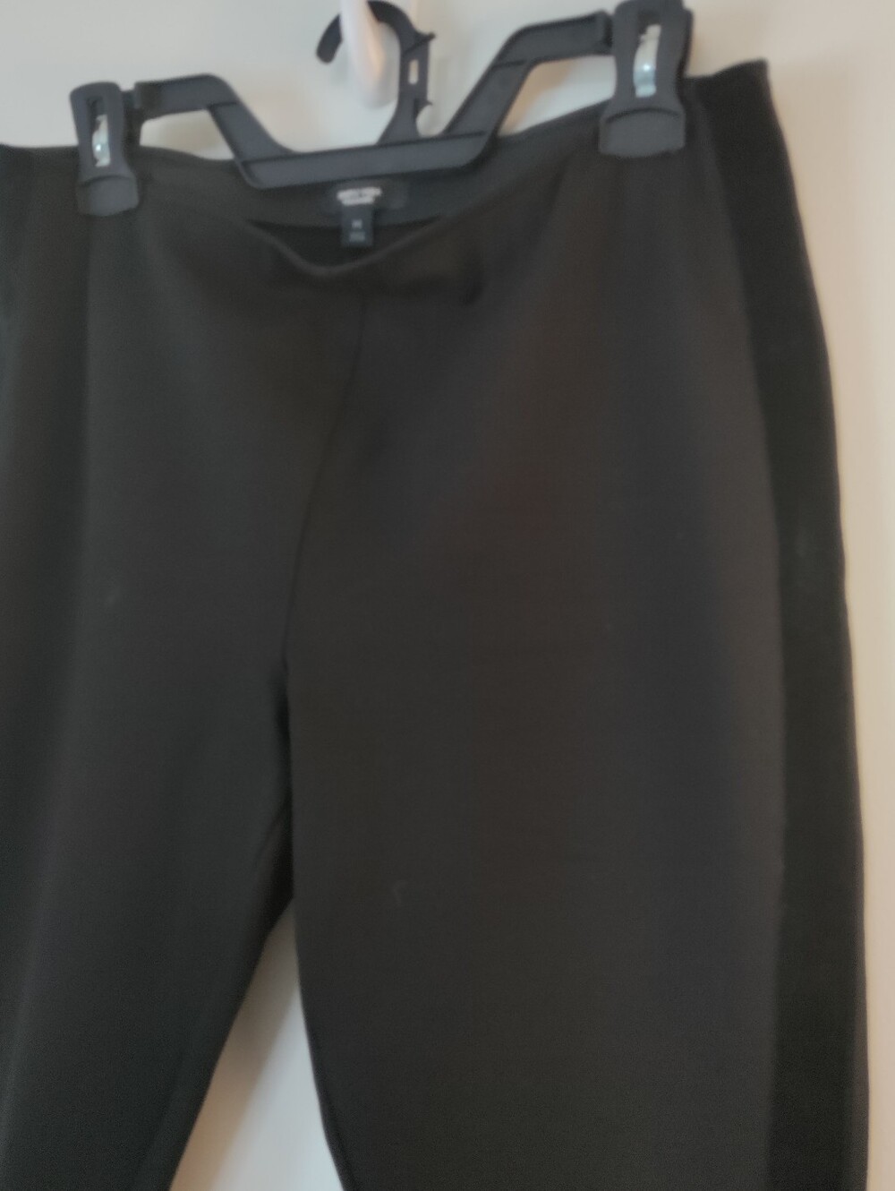 Women's Simply Vera Vera Wang Tuxedo Pants Leggings Size Medium Black